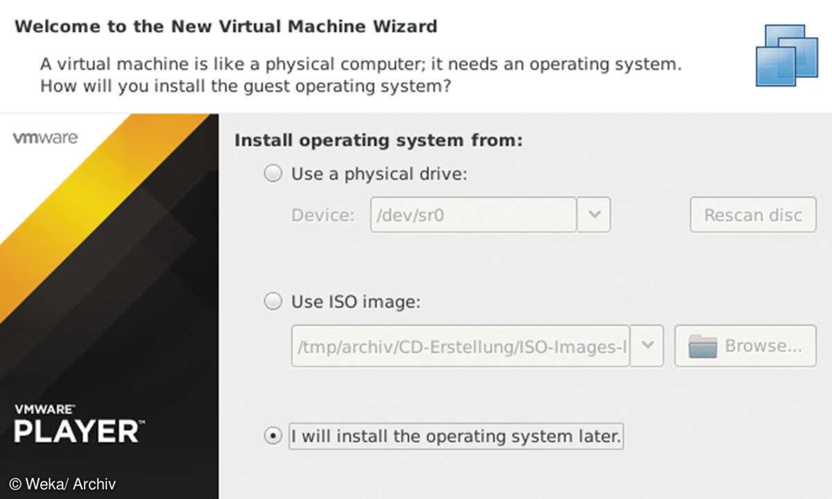 Screenshot vmplayer