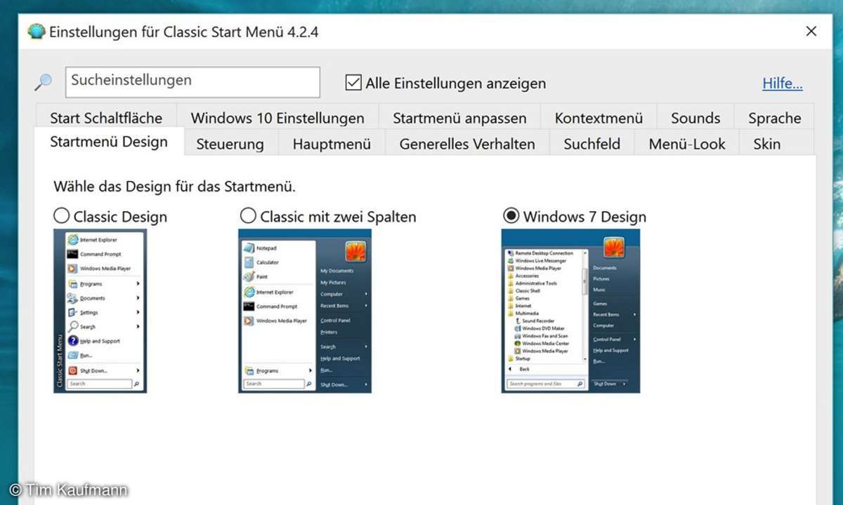 Windows 10 mit Windows 7 Oberfläche 03