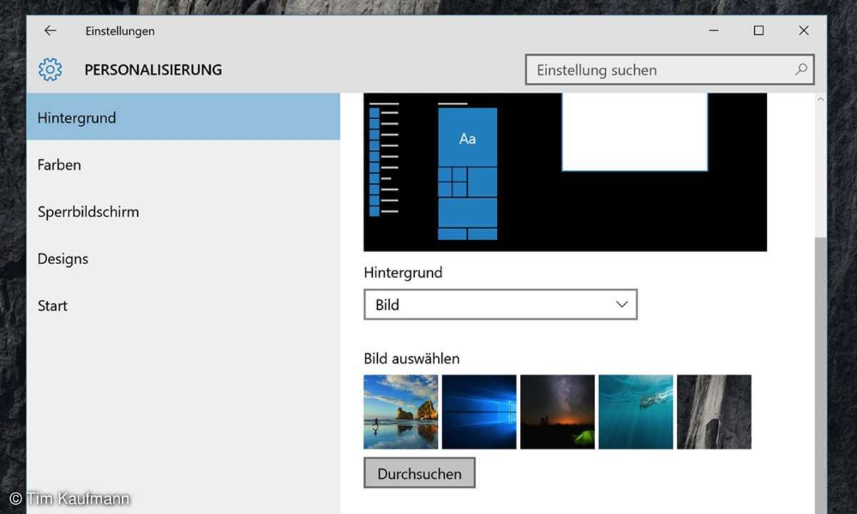 Windows 10 mit Windows 7 Oberfläche 11
