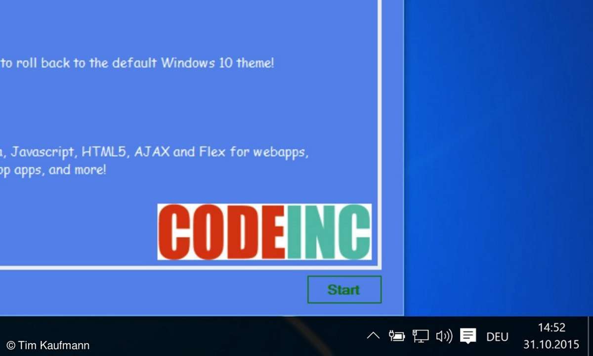 Windows 10 mit Windows 7 Oberfläche 12