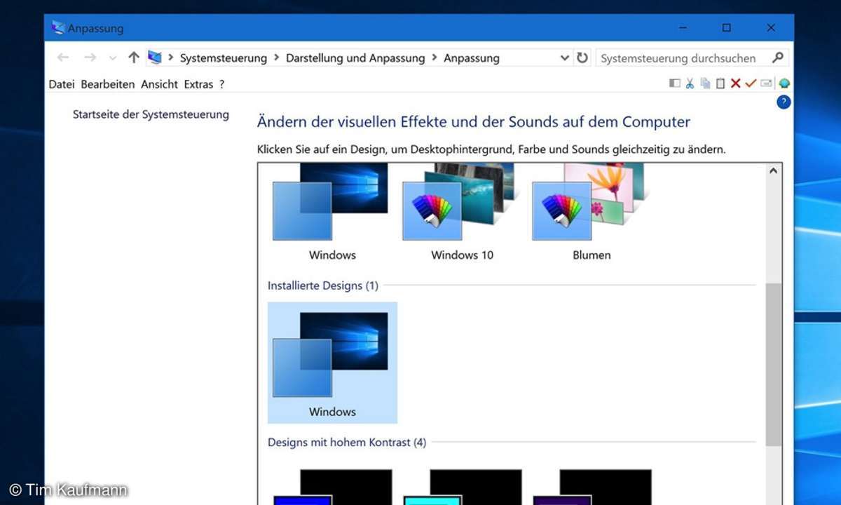 Windows 10 mit Windows 7 Oberfläche 13
