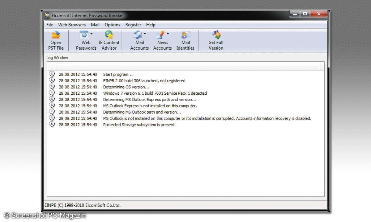 Internet Passwort Breaker