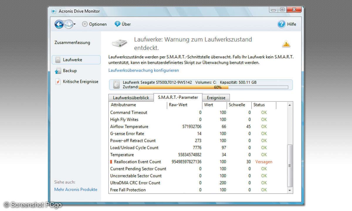 Acronis Drive Monitor