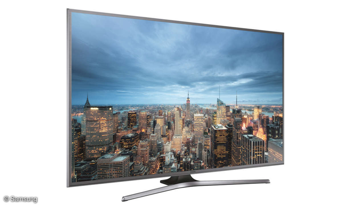 Samsung JU6850 L Perspective Silver Screen