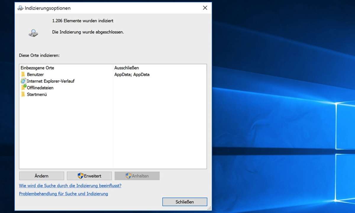 Windows 10 - Dateiinhalt durchsuchen