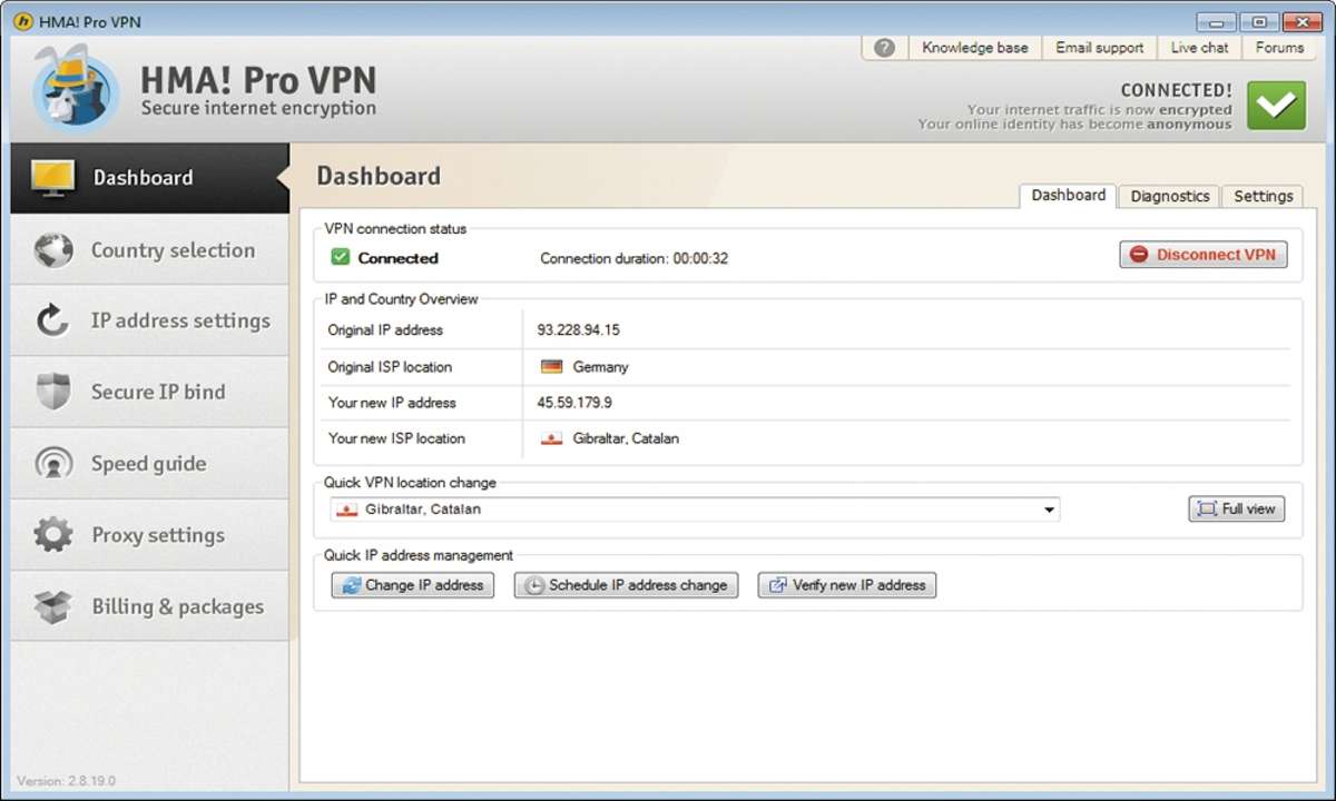 Hide my Ass - VPN