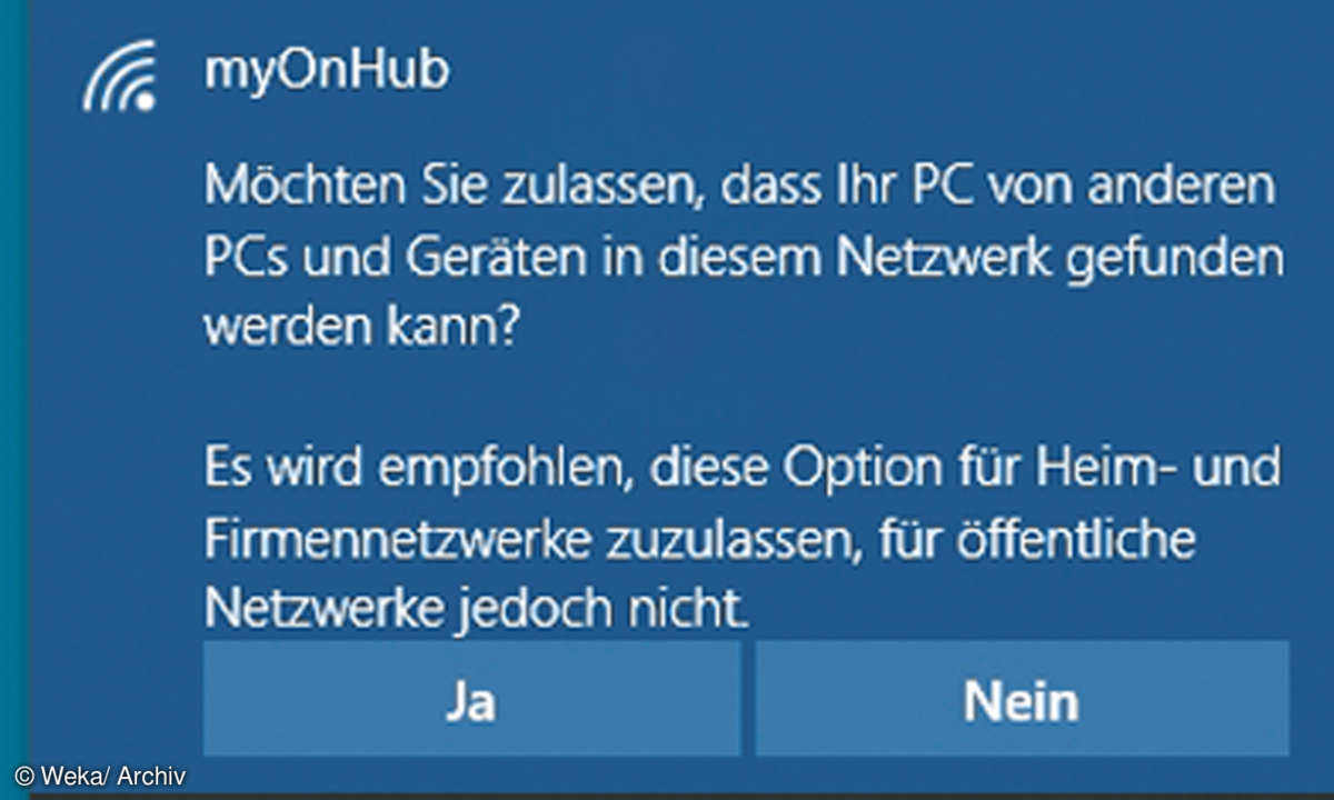 Screenshot: WLAN-Verbinden