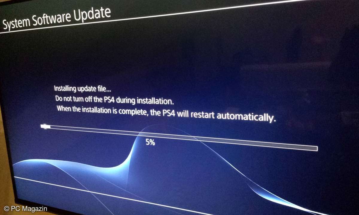 PS4: SSD-Umbau - Initialisieren