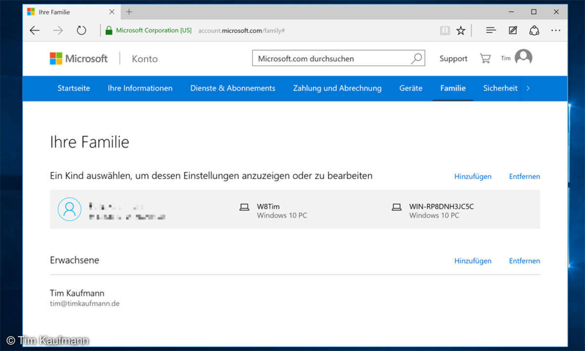Screenshot: Windows 10