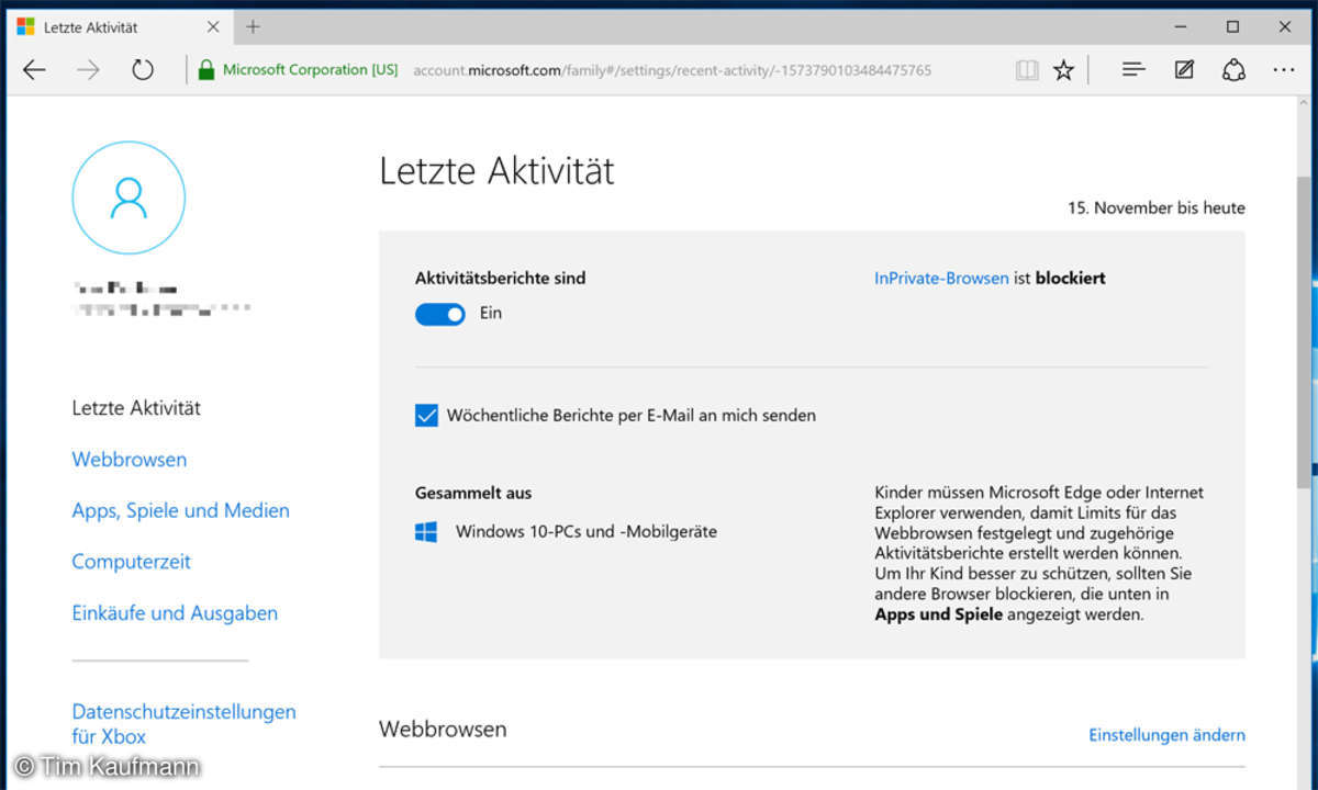 Screenshot: Windows 10
