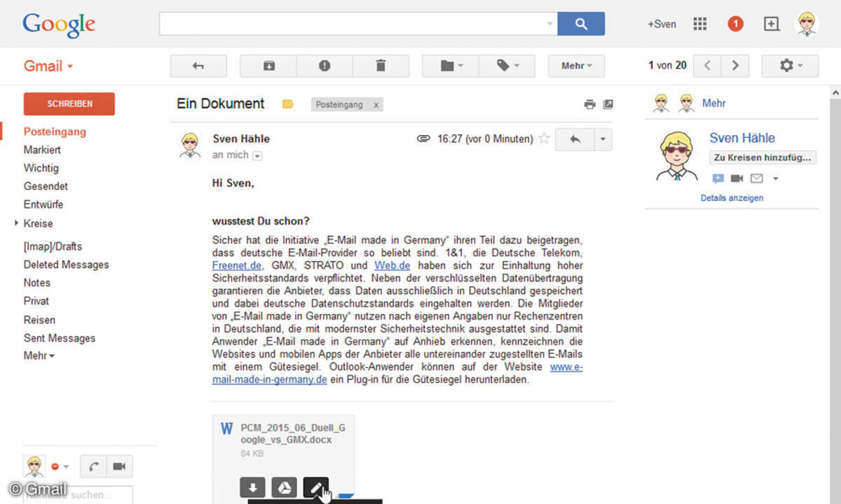 G-mail Posteingang