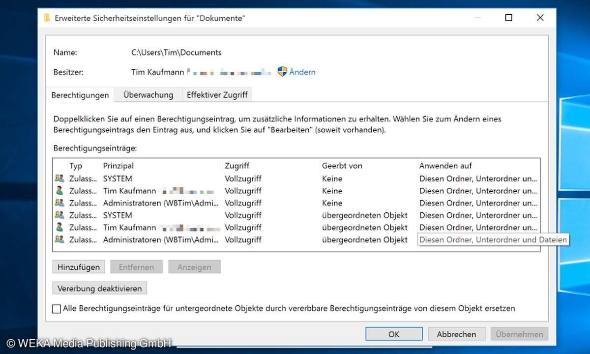 Windows 10: Office-Fehler Schreibschutz 3