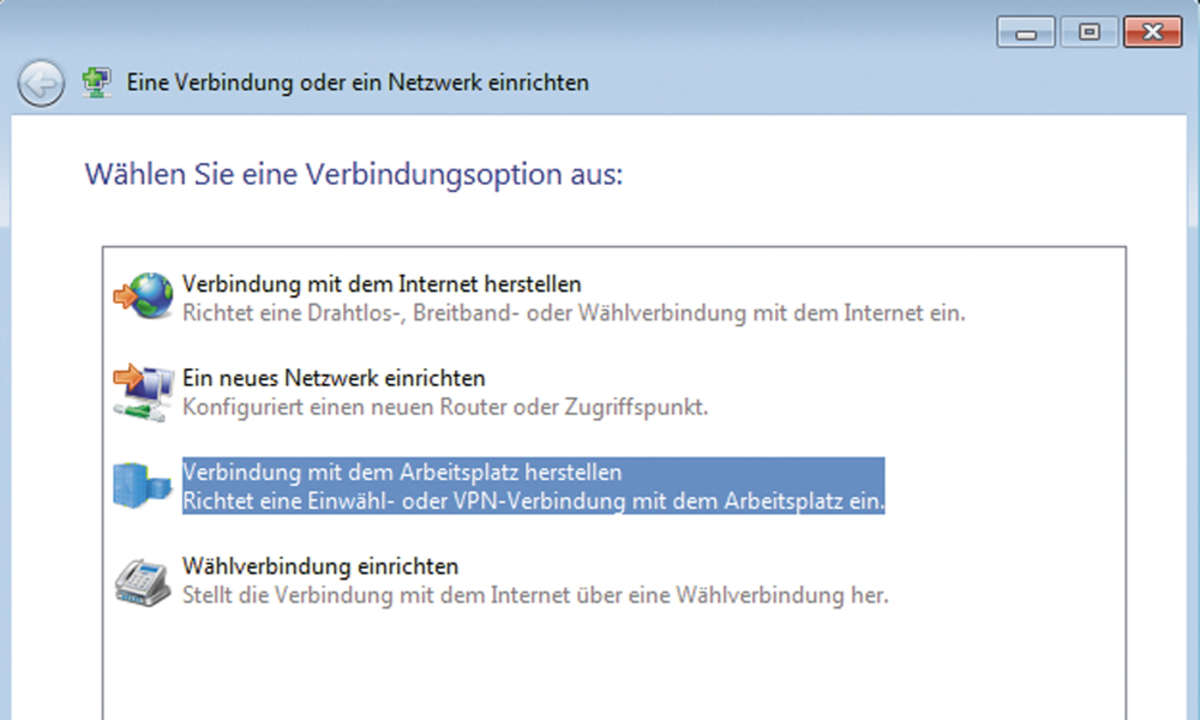 VPN-Verbindungen einrichten