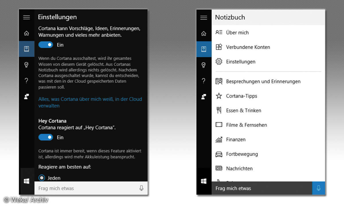 Cortana Screenshot