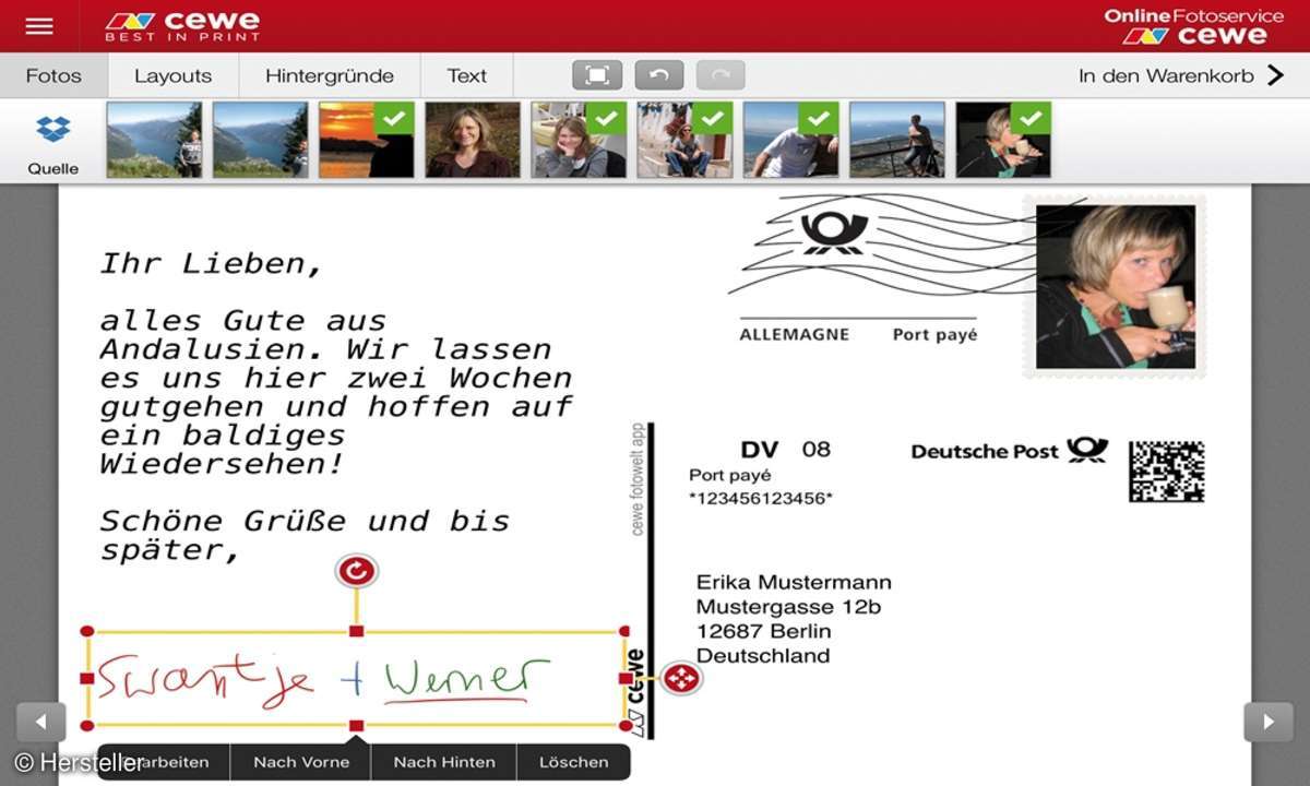 Papier-Postkarten - Cewe Fotowelt