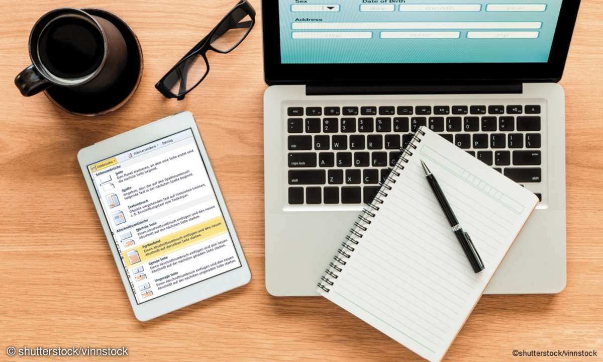 Eigene Formulare mit Word erstellen