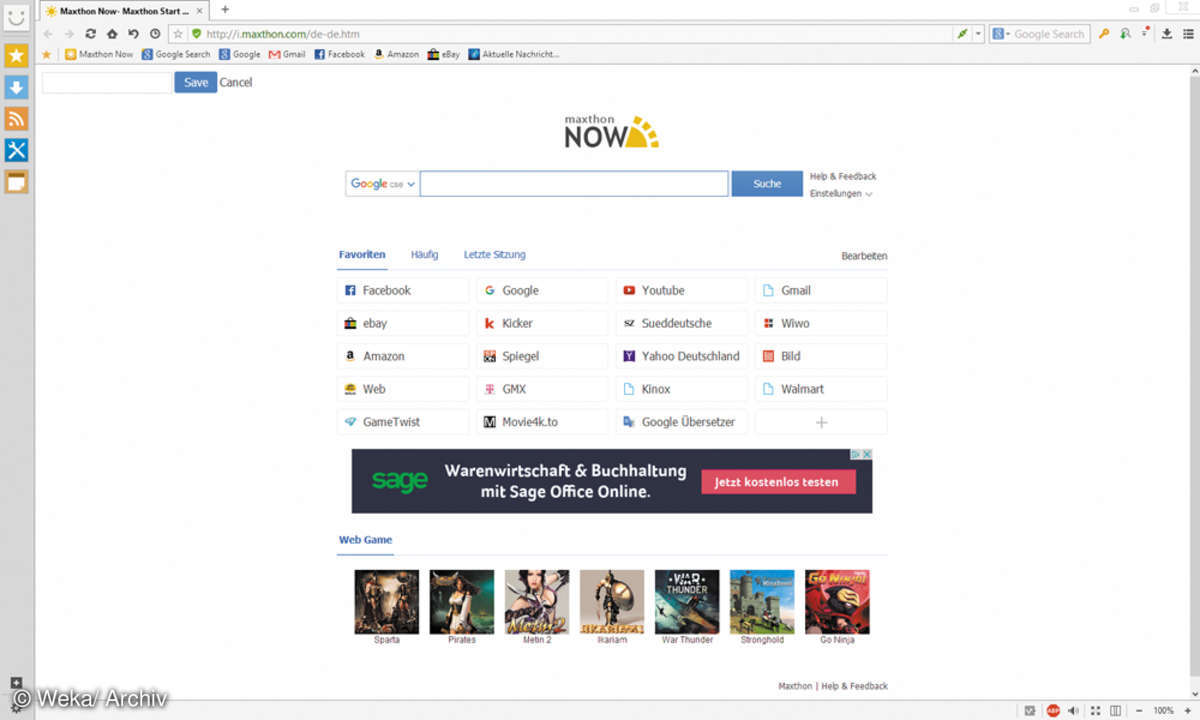 Maxthon Start