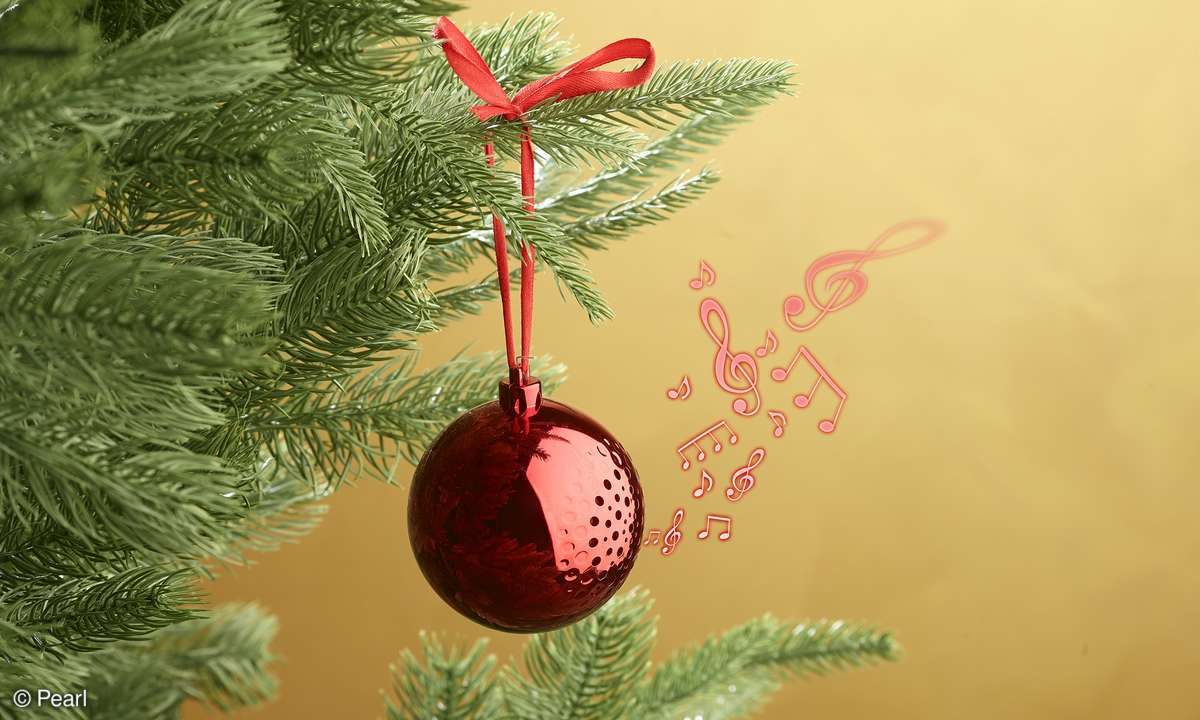 Callstel Christbaumkugel Lautsprecher mit Bluetooth