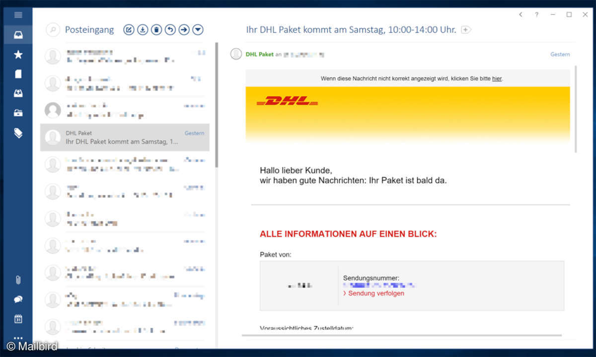 Mailbird Layout
