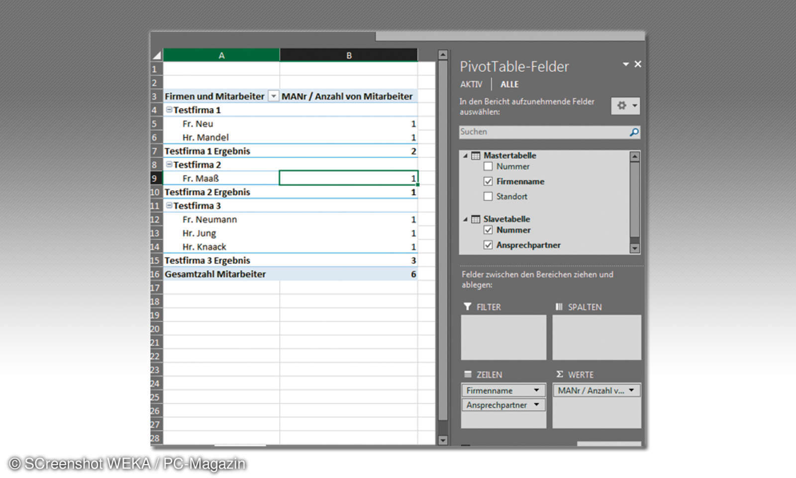 Erstellen Einer Beziehung Zwischen Tabellen In Excel Excel 2016: Beziehungen erstellen und auswerten - connect-living
