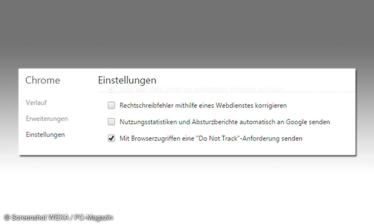 Do Not Track - Chrome