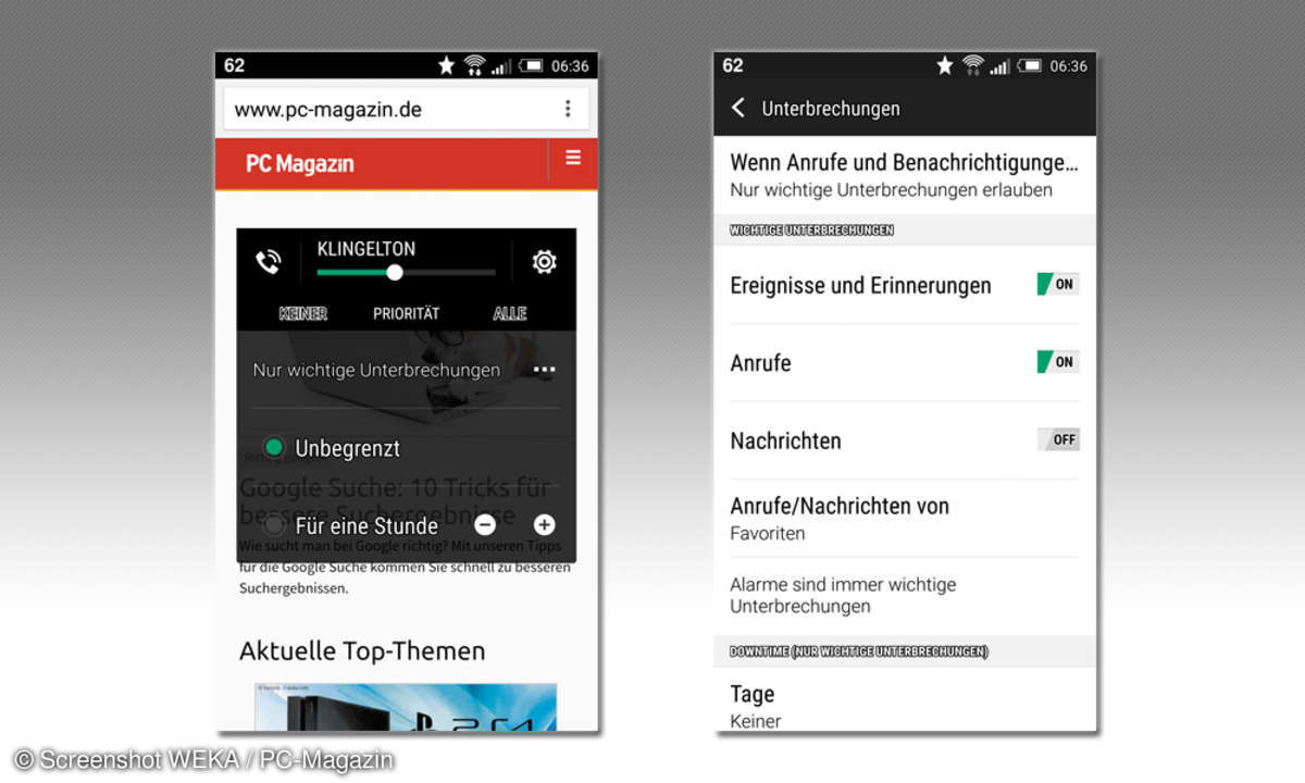 Android Priotätsmodus