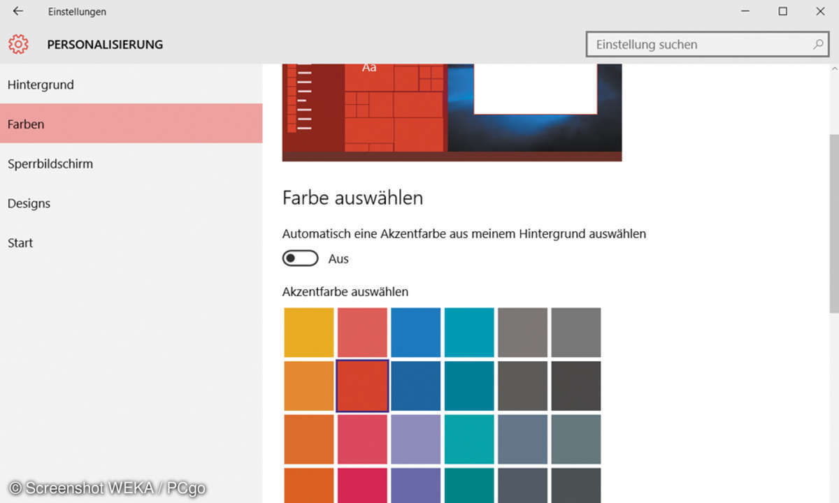 Fensterleisten-Farbe