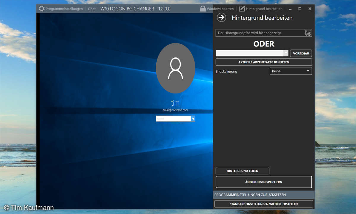 Windows 10 Logon Screen Background Changer