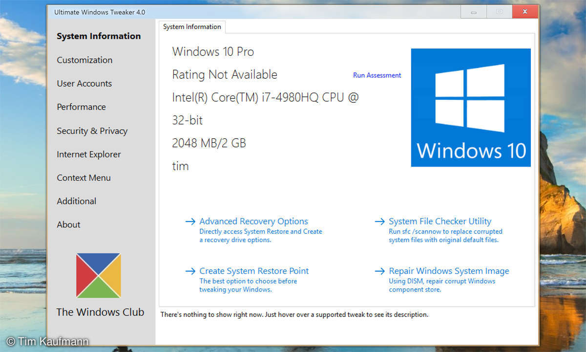 Ultimate Windows Tweaker