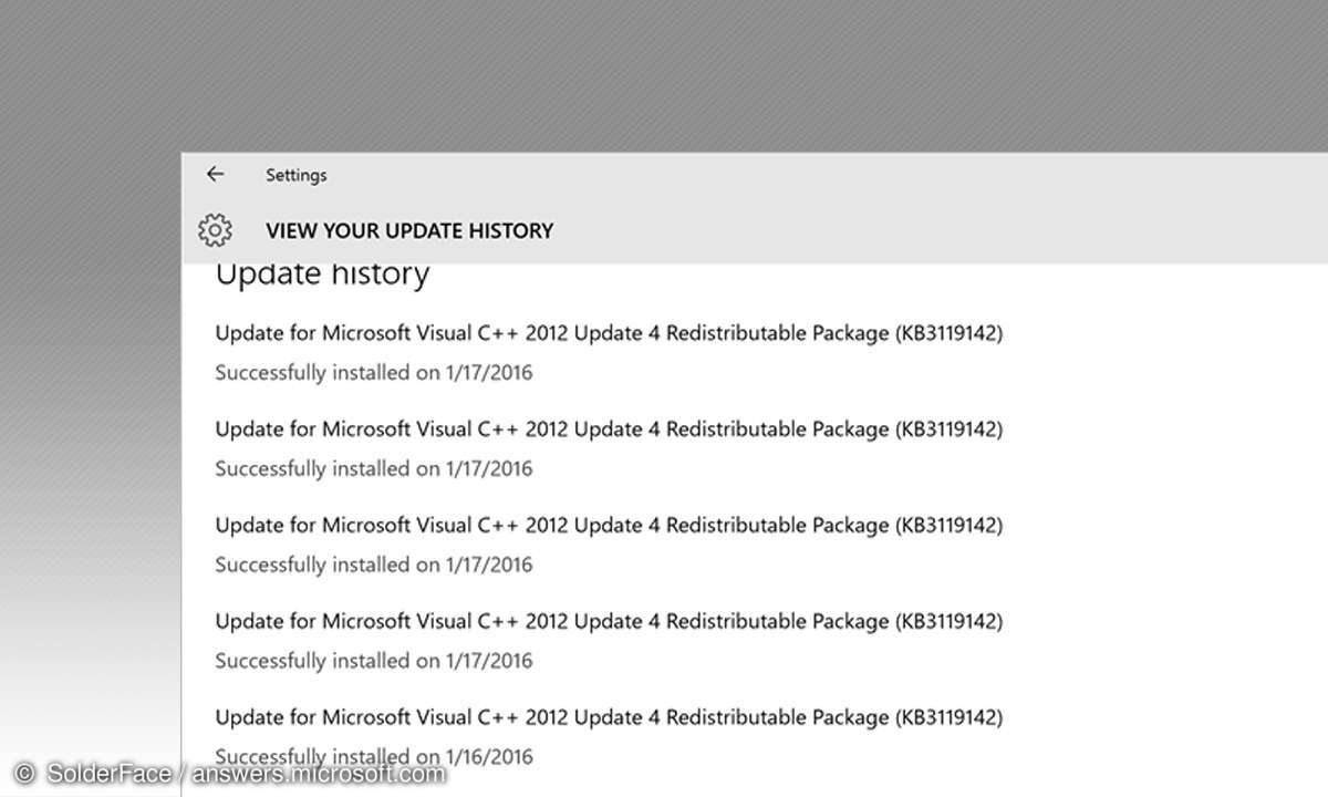 Windows 10: Das Windows Update KB3119142 scheint, Probleme zu machen.