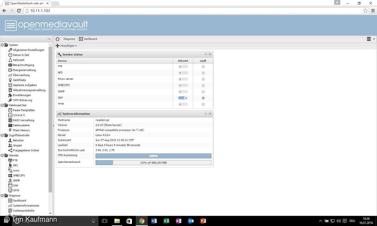 Raspberry Pi als NAS 7
