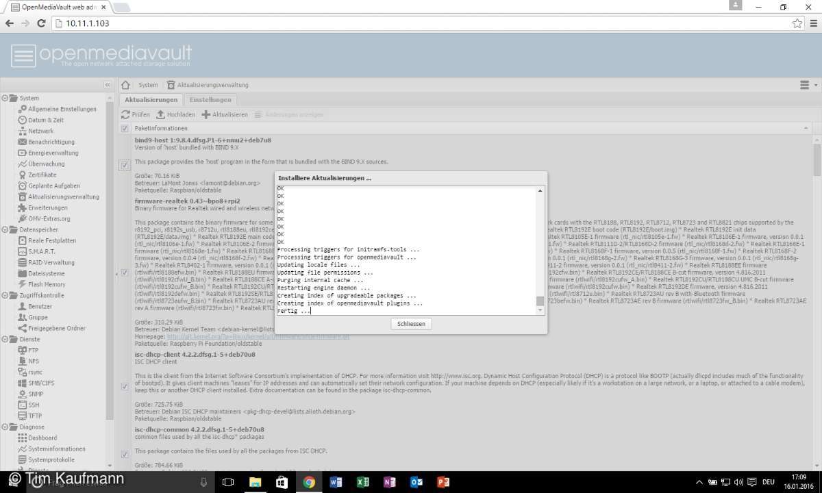 Raspberry Pi als NAS 9