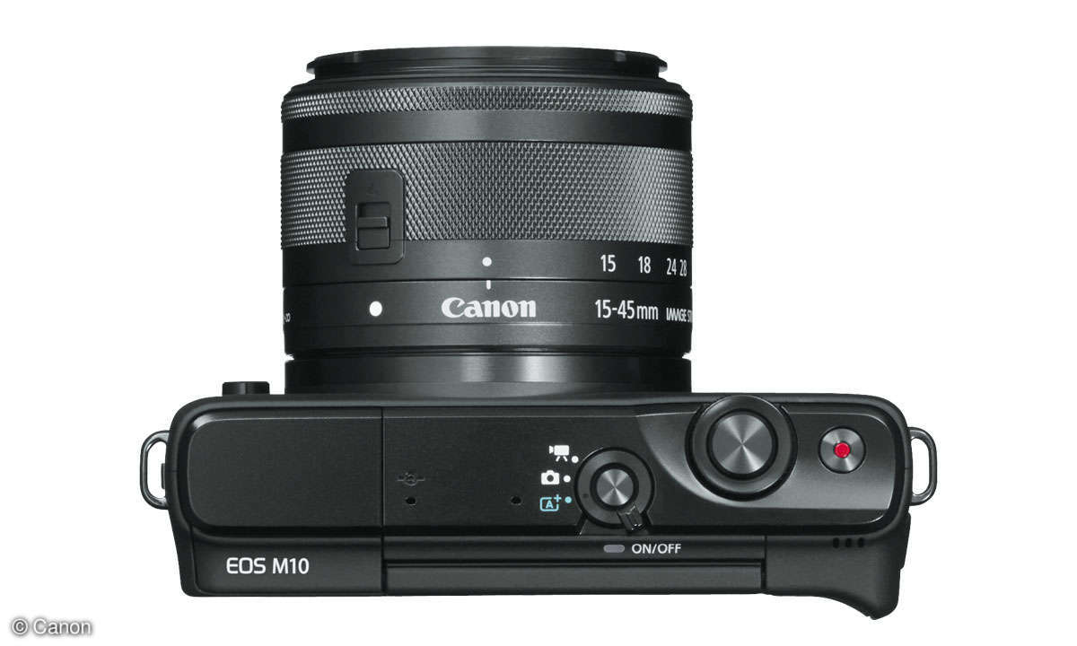 Canon EOs M10 von oben