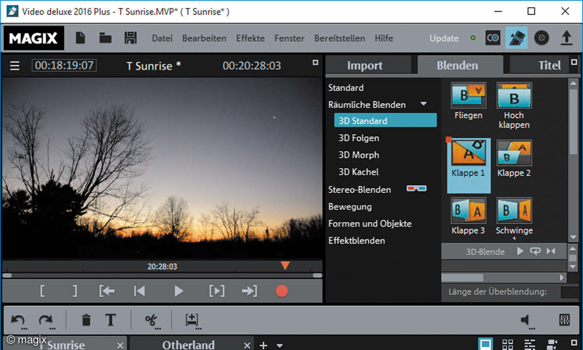 Magix Video Deluxe 2016 Plus Screenshot