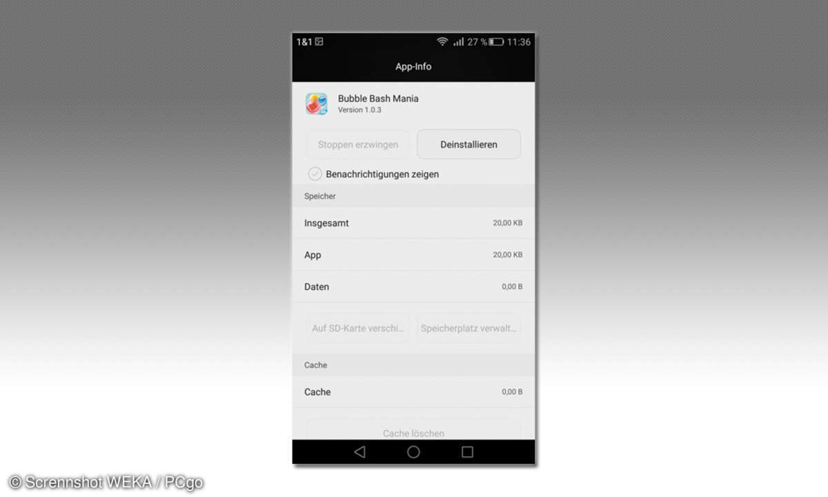 App-Benachrichtigungen abschalten