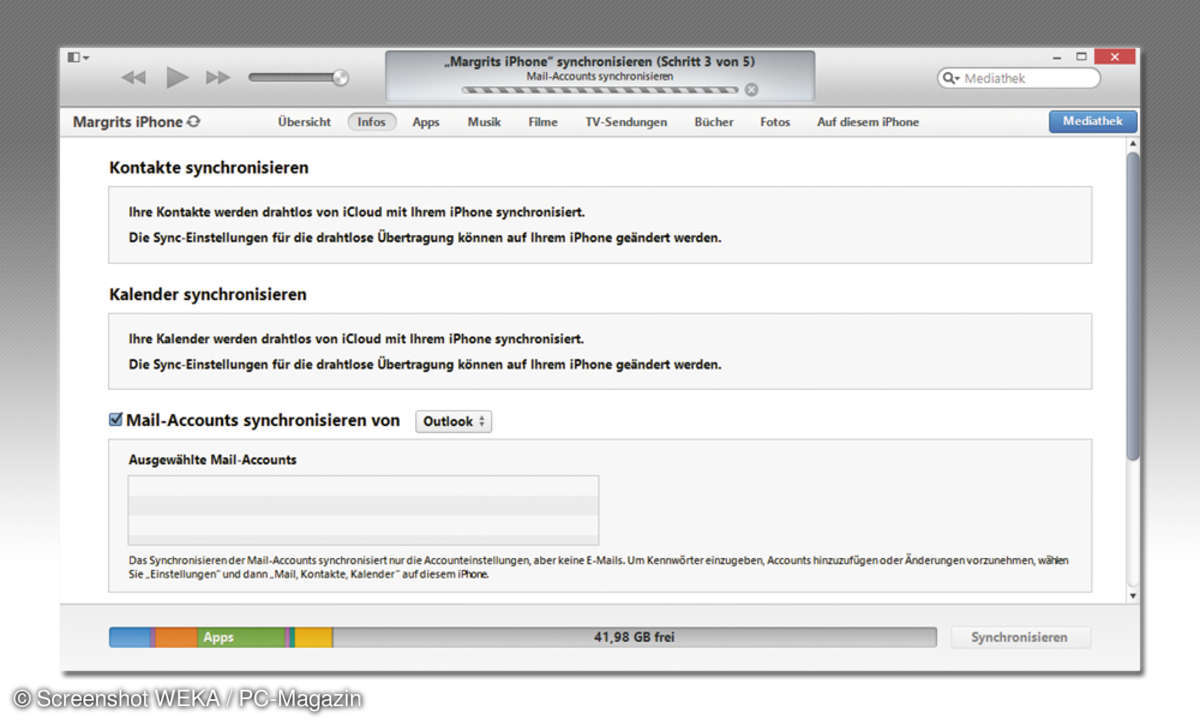 Datensicherung mit Outlook und Google