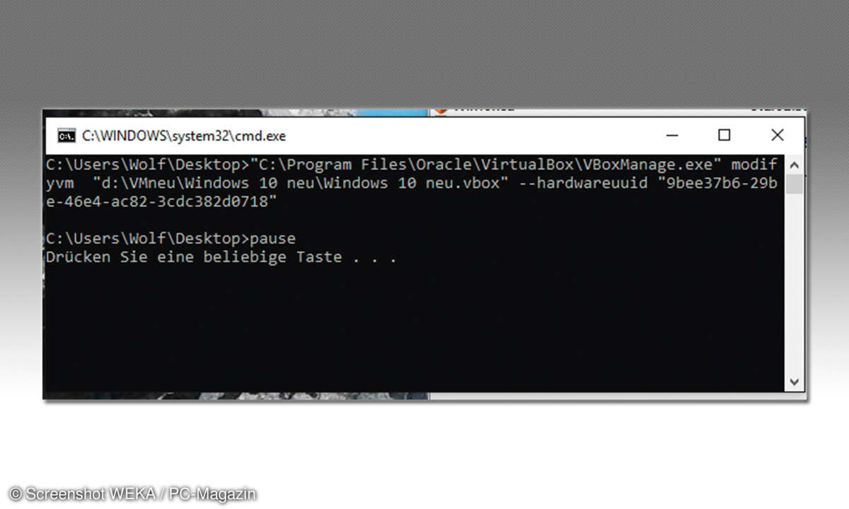 UUID übertragen