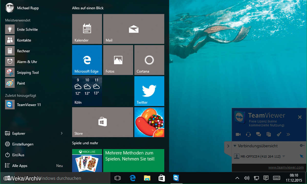 Screenshot: Teamviewer
