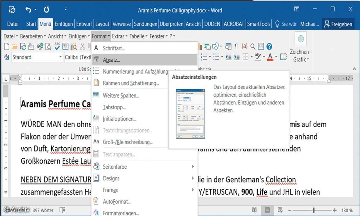 UBitMenu für Eilige