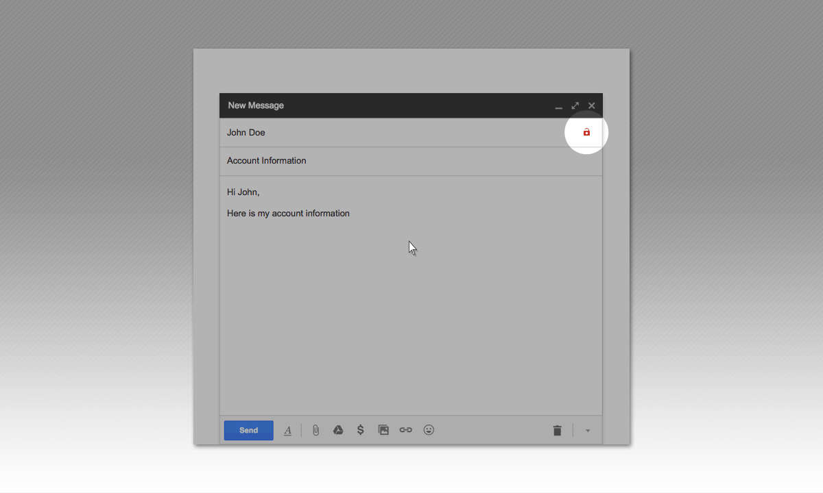 Gmail Warnsymbol
