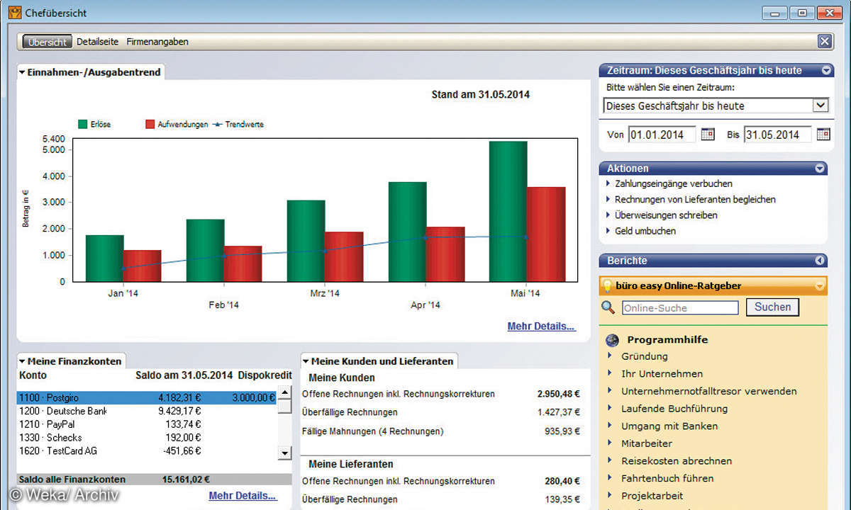 Screenshot Lexware Büro Easy Plus