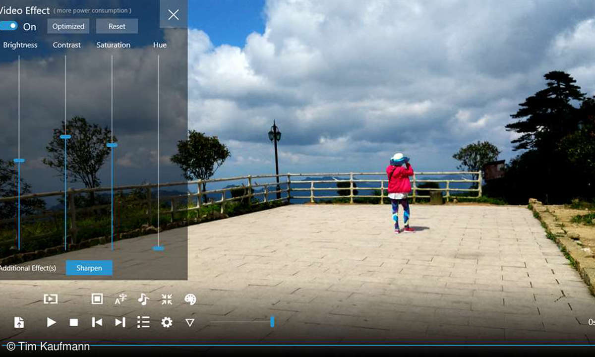 Screenshot: ACG Media Player