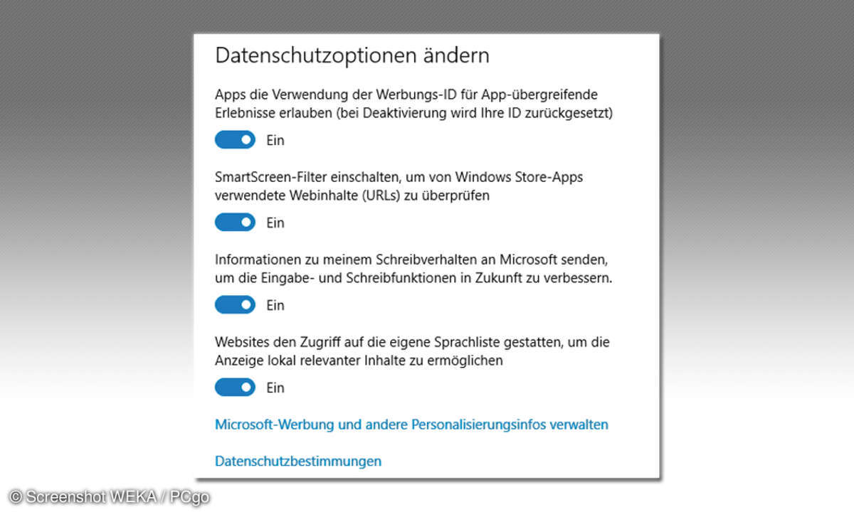 Datenschutz