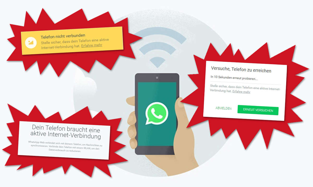 Whatsapp Web Probleme