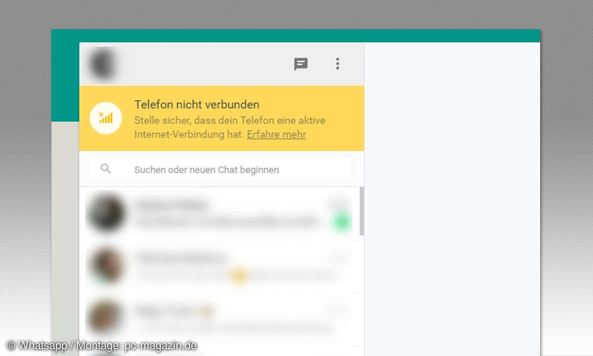 Whatsapp Web Verbindungsabbruch
