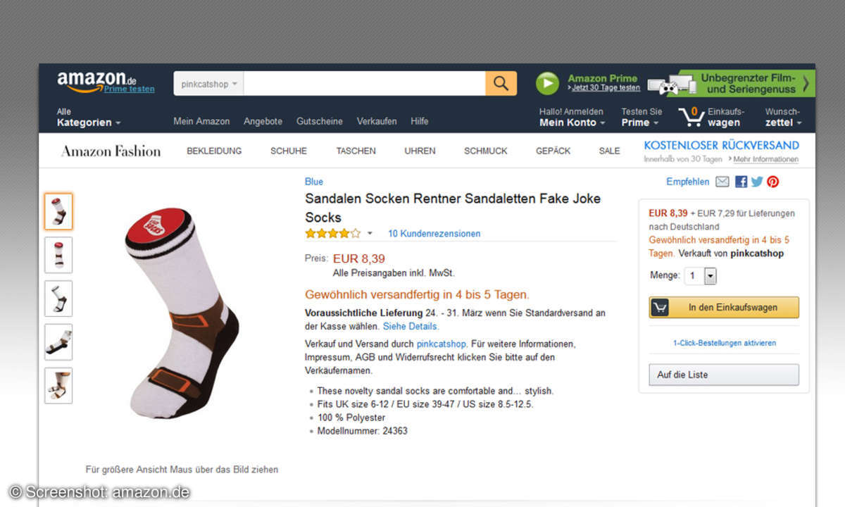 Sandalen-Socken