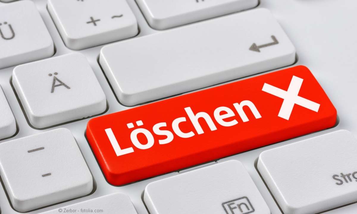 Daten löschen - Datenmüll (Symbolbild)