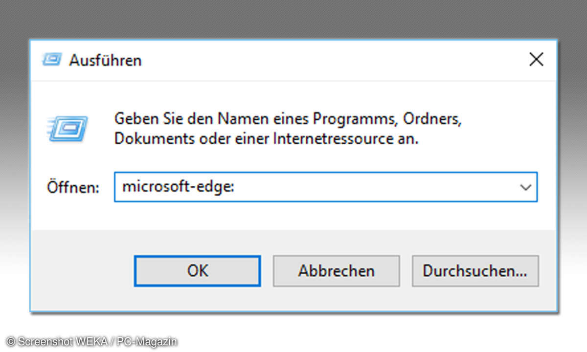 Windows Microsoft Edge Ausführen