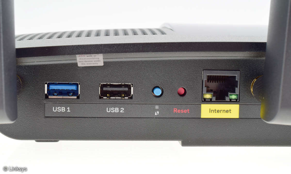 Linksys EA 7500 USB-Port