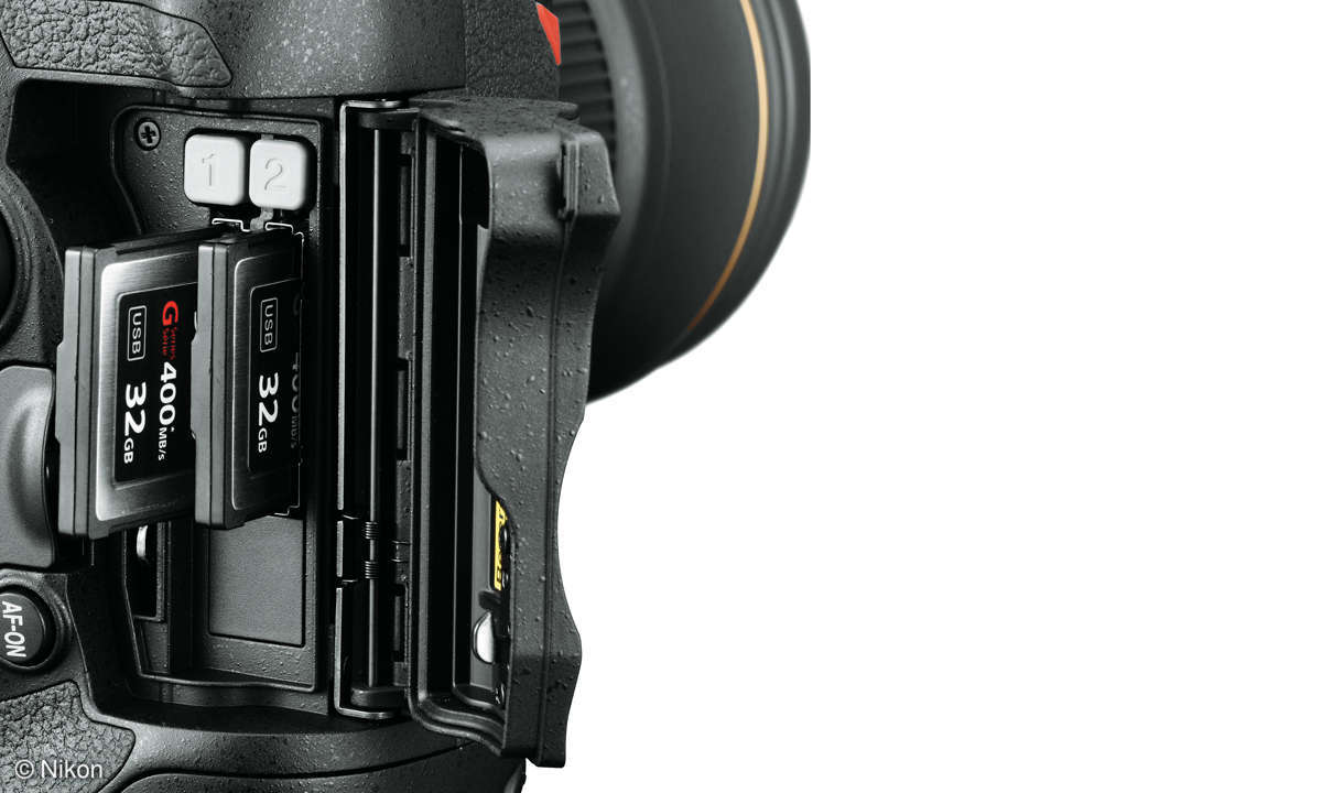Nikon D5 Speicherkarte